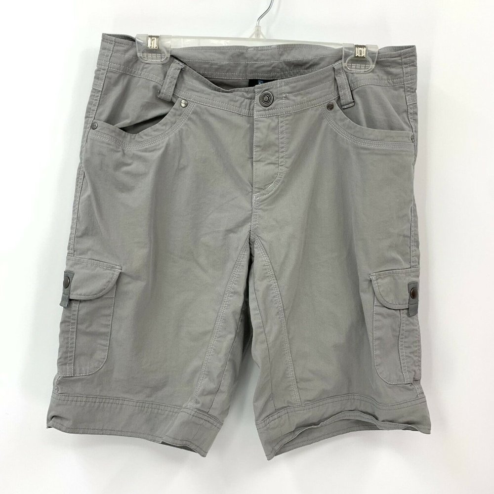 Kuhl Women’s Light Gray Athletic Cargo Shorts